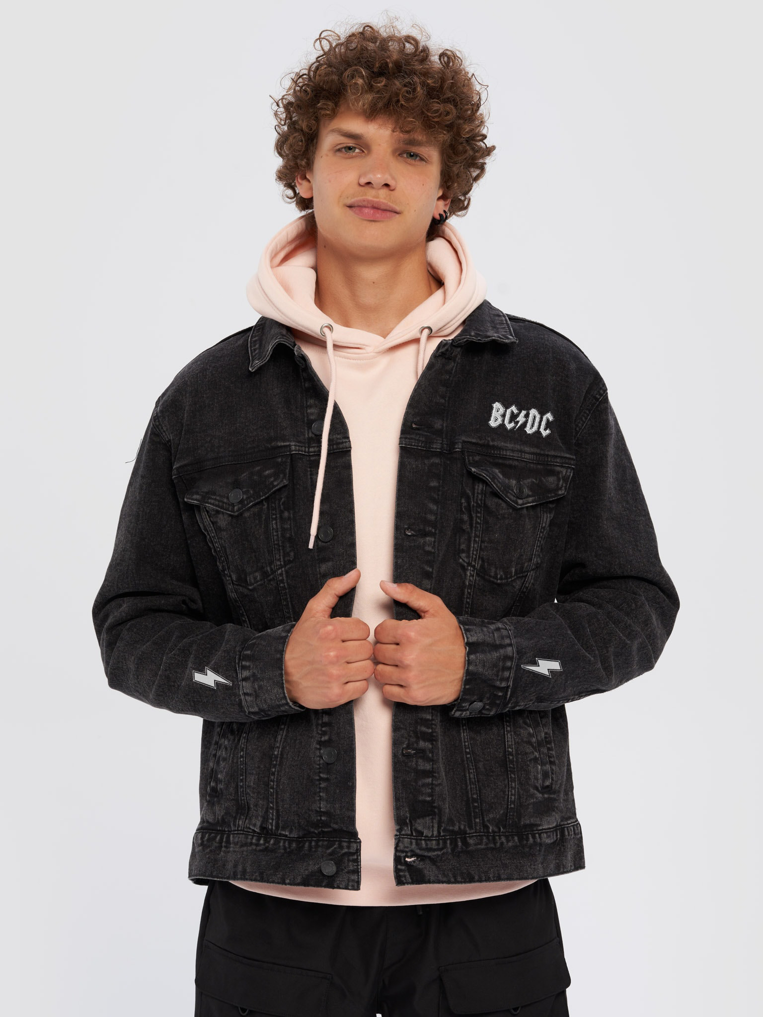 BC/DC Men's Black Denim Jacket | BC/DC Shop