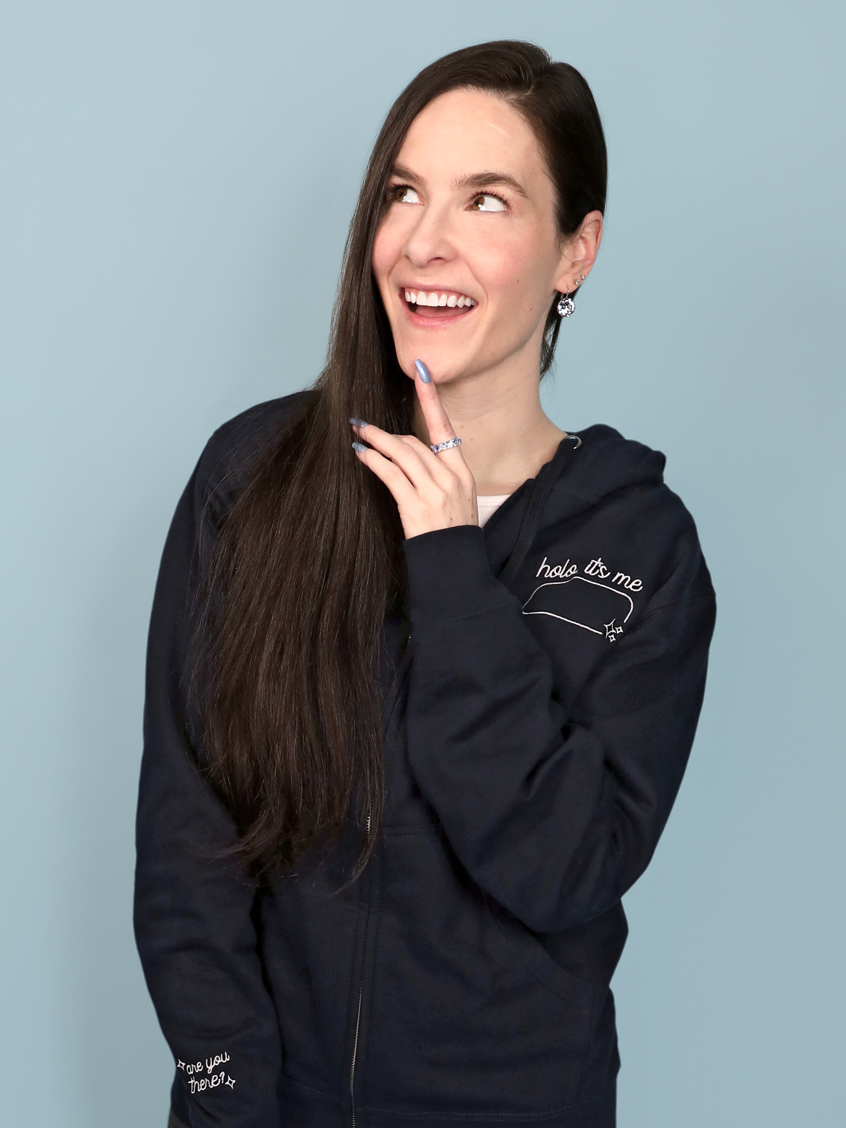 holo it's me Zip-Up Hoodie | Simply Nailogical Shop