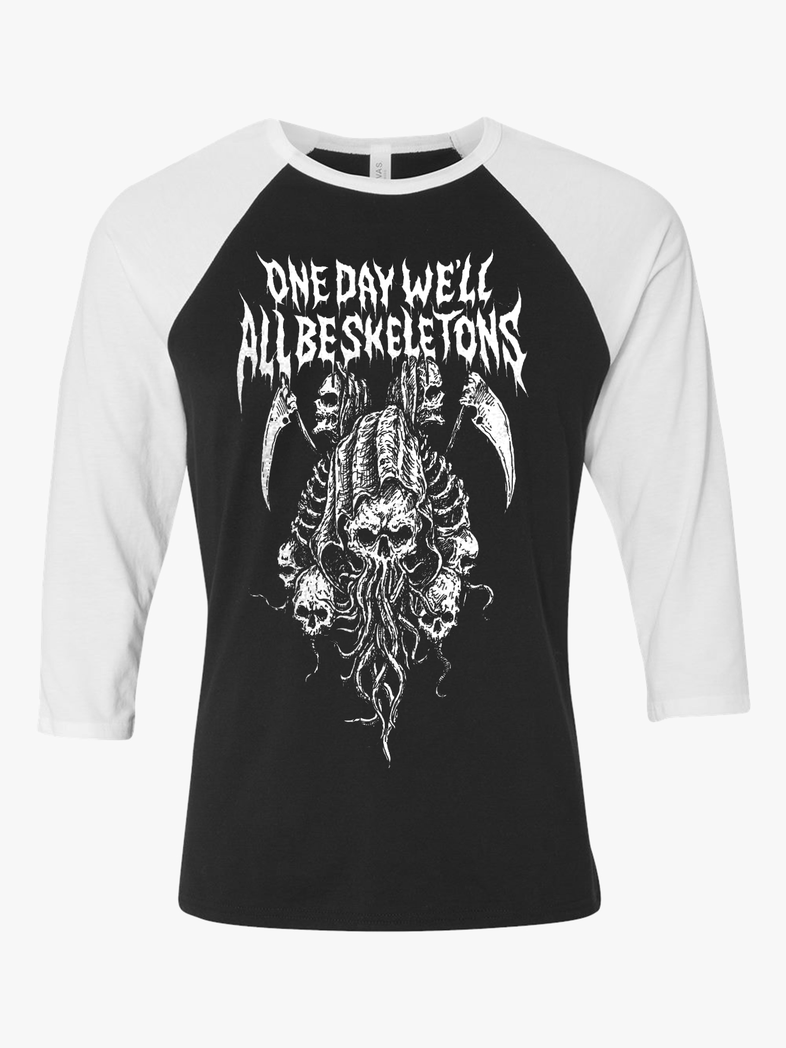 That'll Be The Day - Skeleton - Baseball T-Shirt