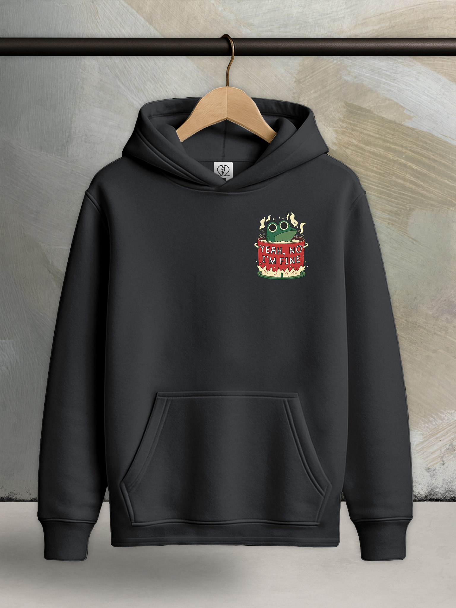 Yeah No, I'm Fine Frog - Core Hoodie | Beautiful Bastard