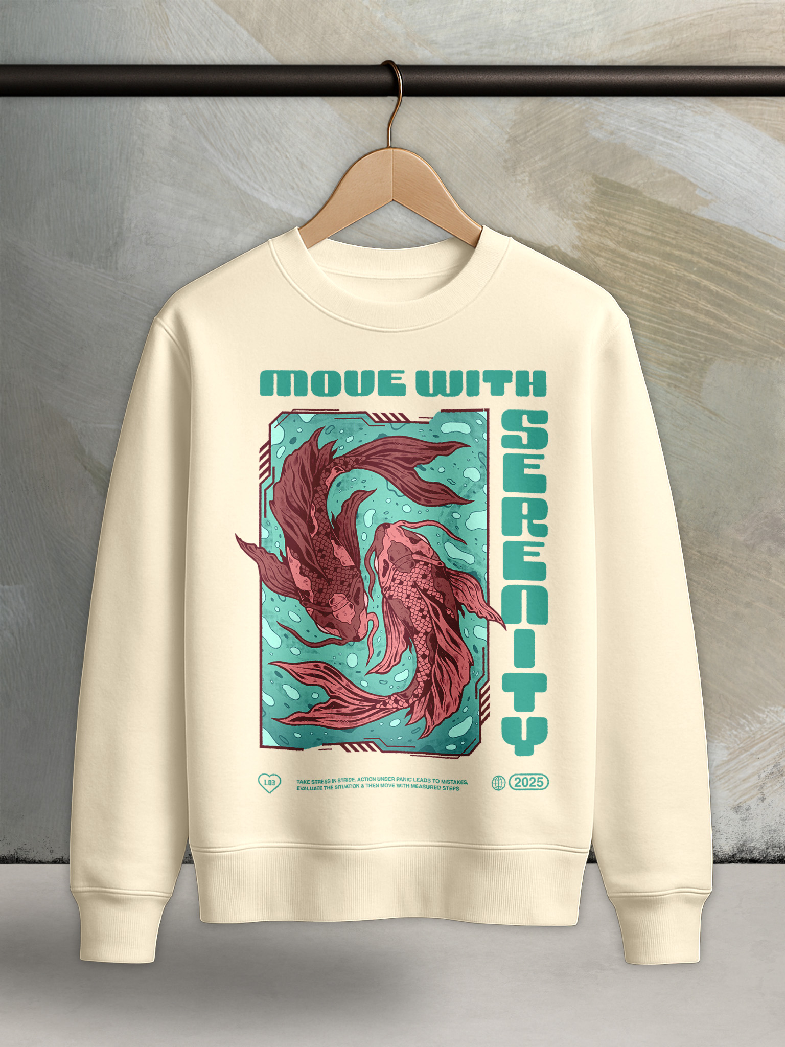 REMEMBER     Both Chests ♡ Sweat Move With Serenity - BB28 Crewneck | Beautiful Bastard