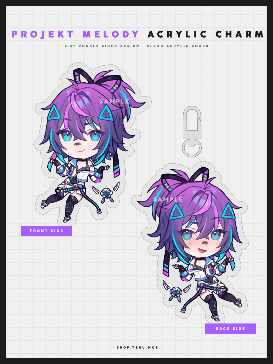 Projekt Melody Acrylic Charm | THE SHIBOOTH