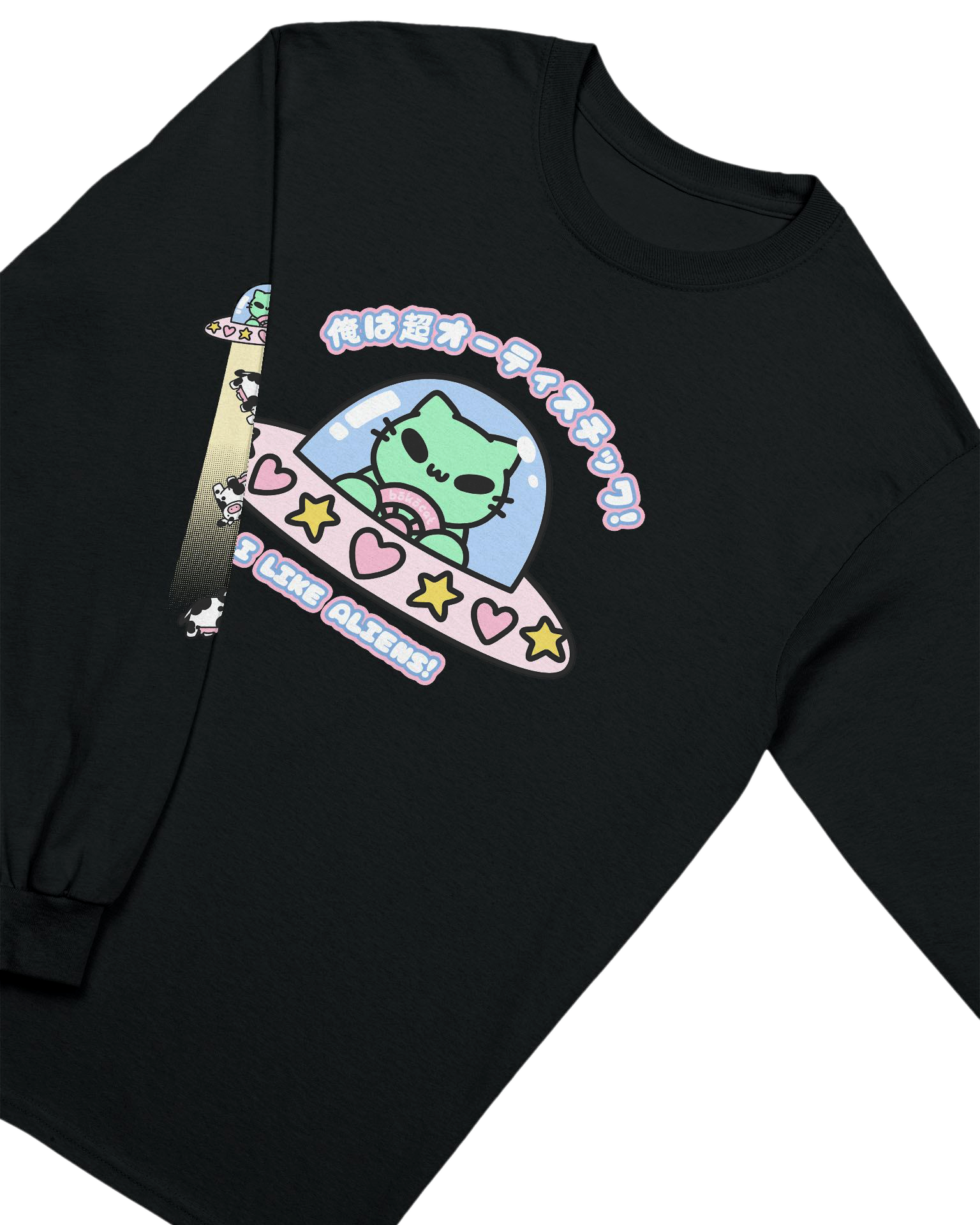 👽𝗜 𝗟𝗜𝗞𝗘 𝗔𝗟𝗜𝗘𝗡𝗦 longsleeves | bōkōcat