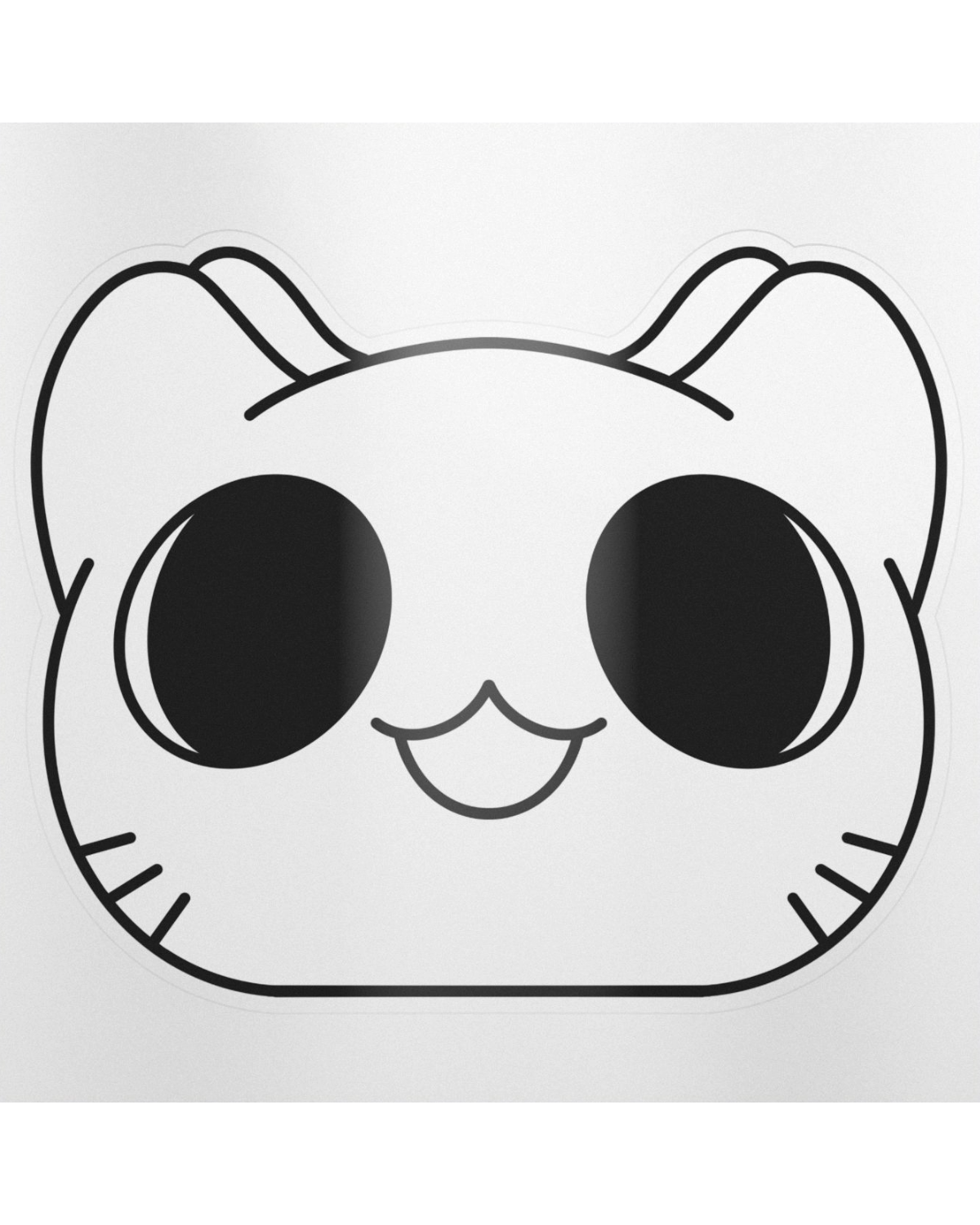 Ezio the Cat Smiling Sticker | GutterBabii