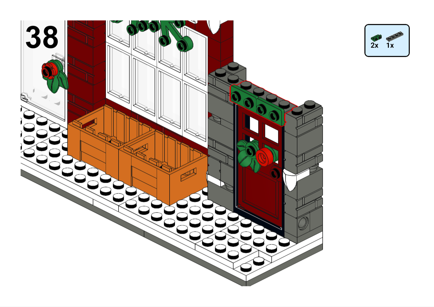 free-lego-building-instructions-festive-book-nook-with-phone-dock-four-bricks-tall