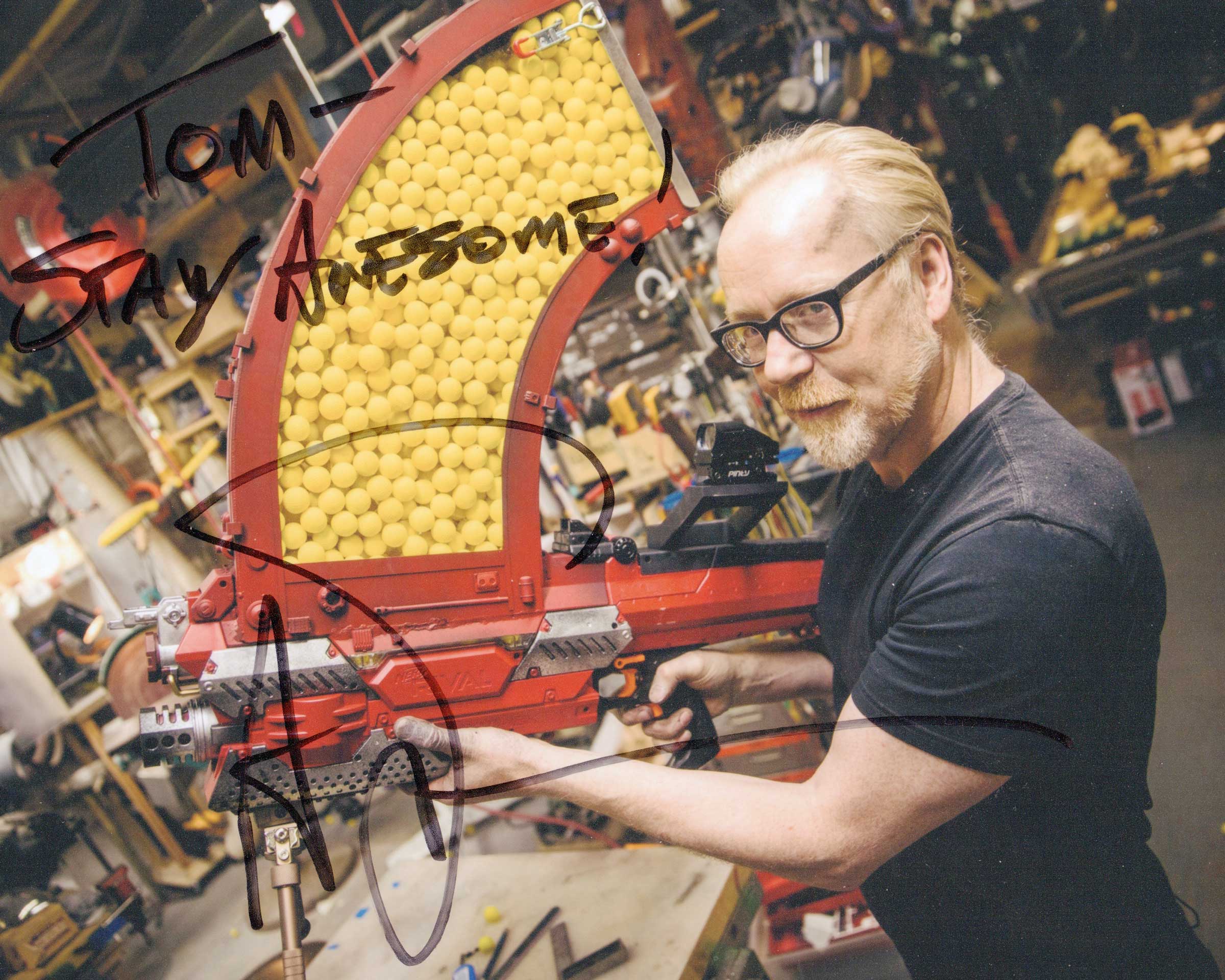 Signed and Personalized 8x10 photo of Adam Savage | Tested