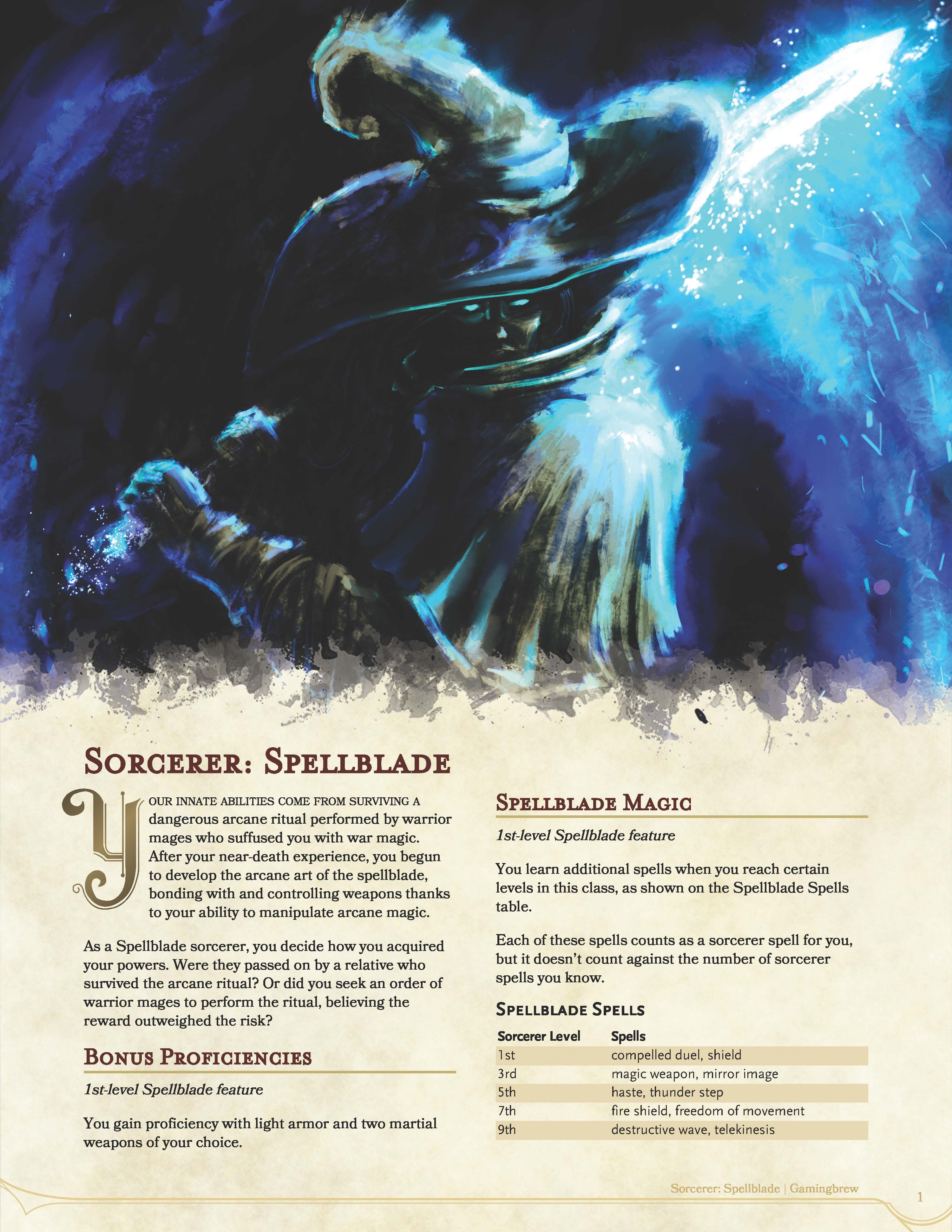 The Spellblade 5E Sorcerer Subclass Gamingbrew   Fec044cf 74f6 40bc 9395 86f76a0b876d 