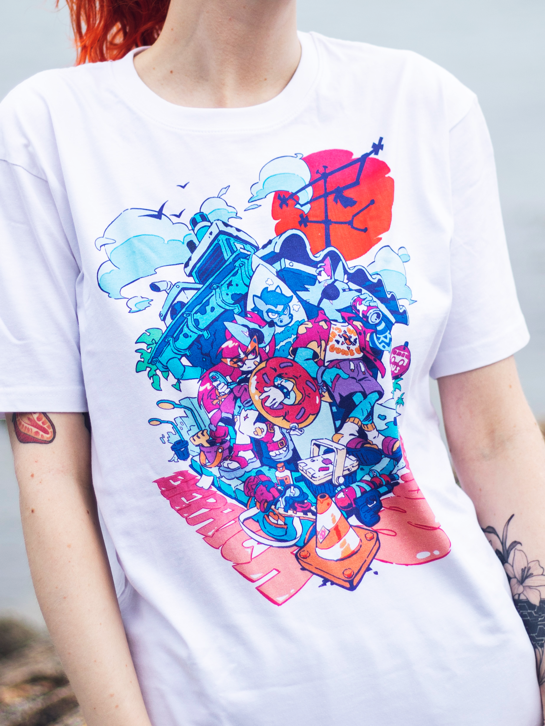 “Eyepatch Wolves Summer” Tee