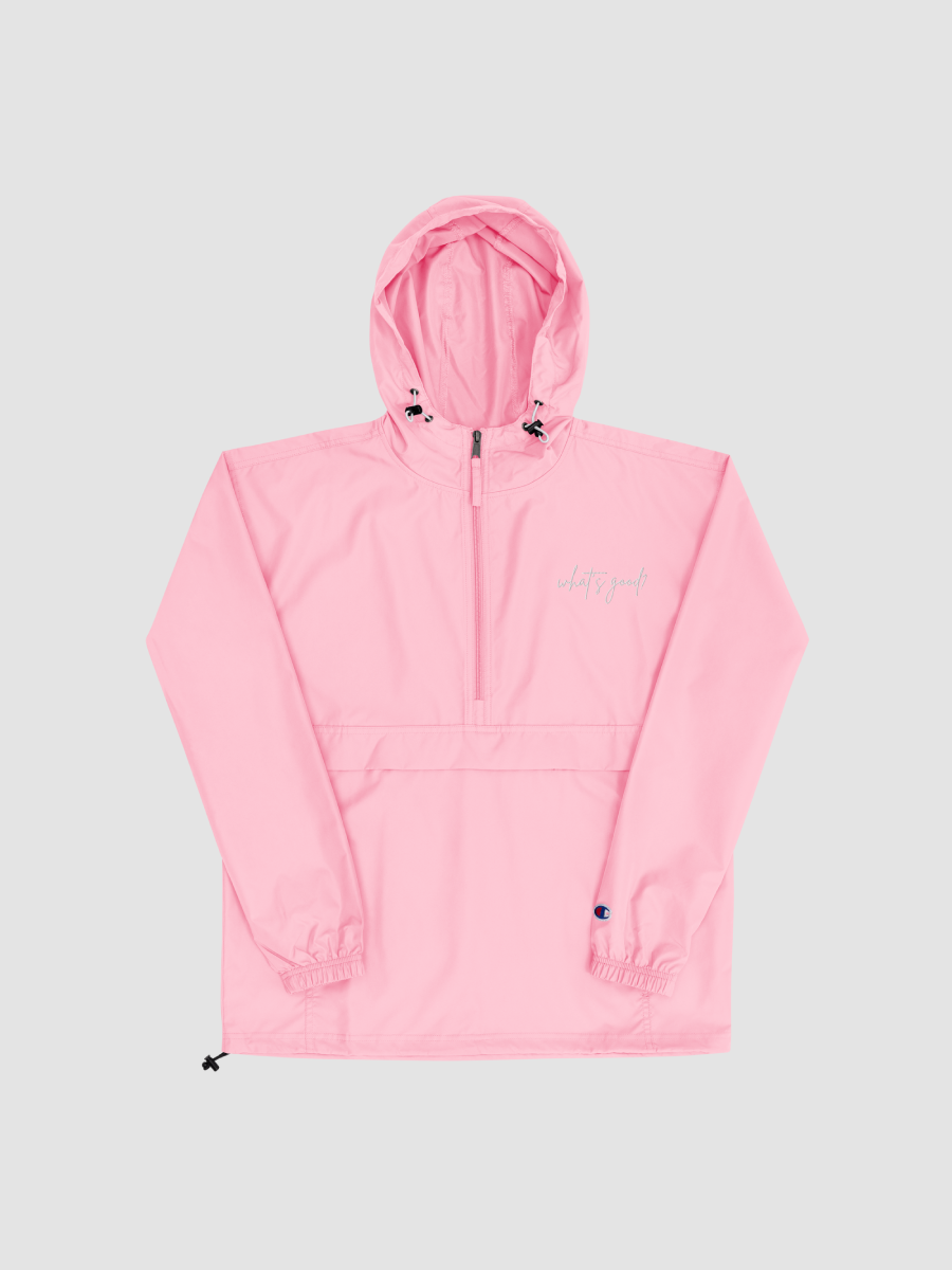 Champion windbreaker pink hotsell