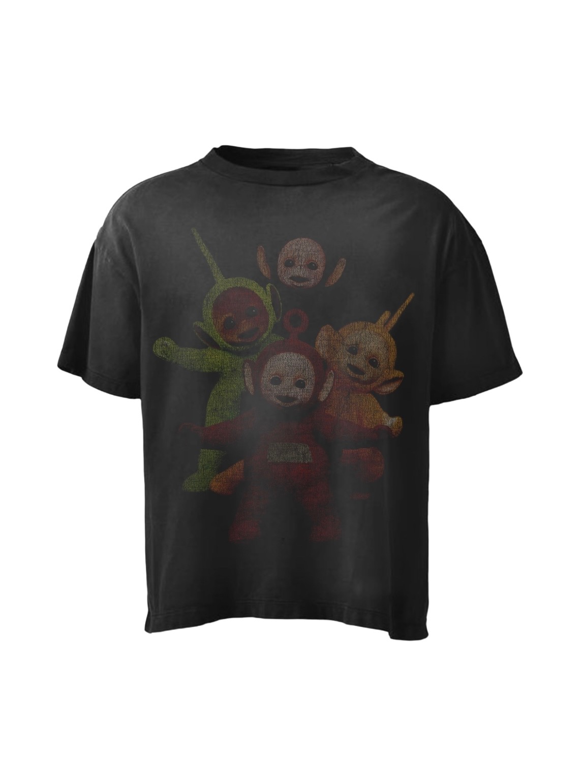 Teletubbies Tee - Black | ChildrenOfPlanet44