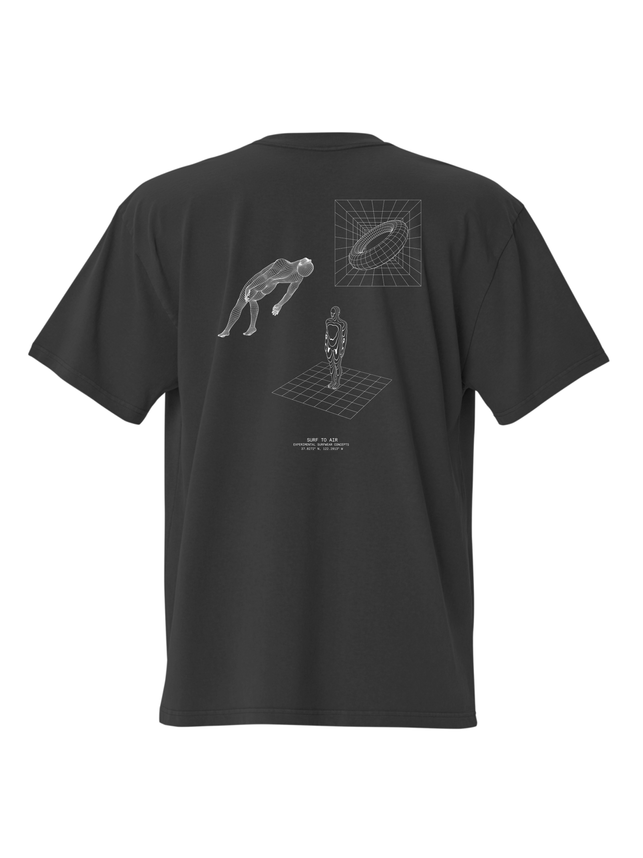 ★関税込★BUTTER GOODS★FLOATING THROUGH SPACE TEE : BLACK ☆関税込☆BUTTER GOODS☆FLOATING THROUGH SPACE TEE : BLACK
