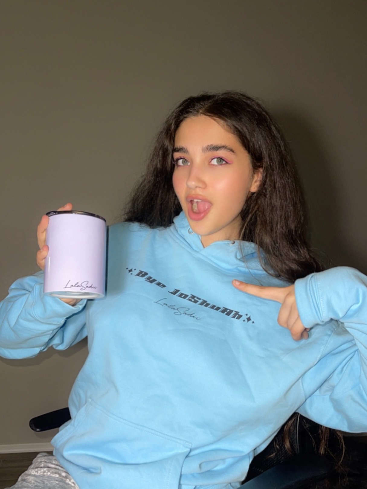 Bye Joshuah 10 oz Tumbler - Purple | Lala Sadii