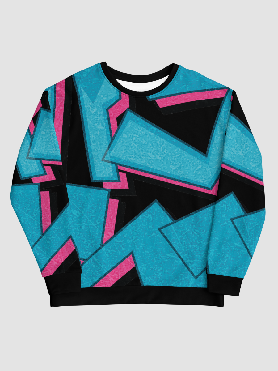 Wyld Geometric Unisex Sweatshirt (Blue)