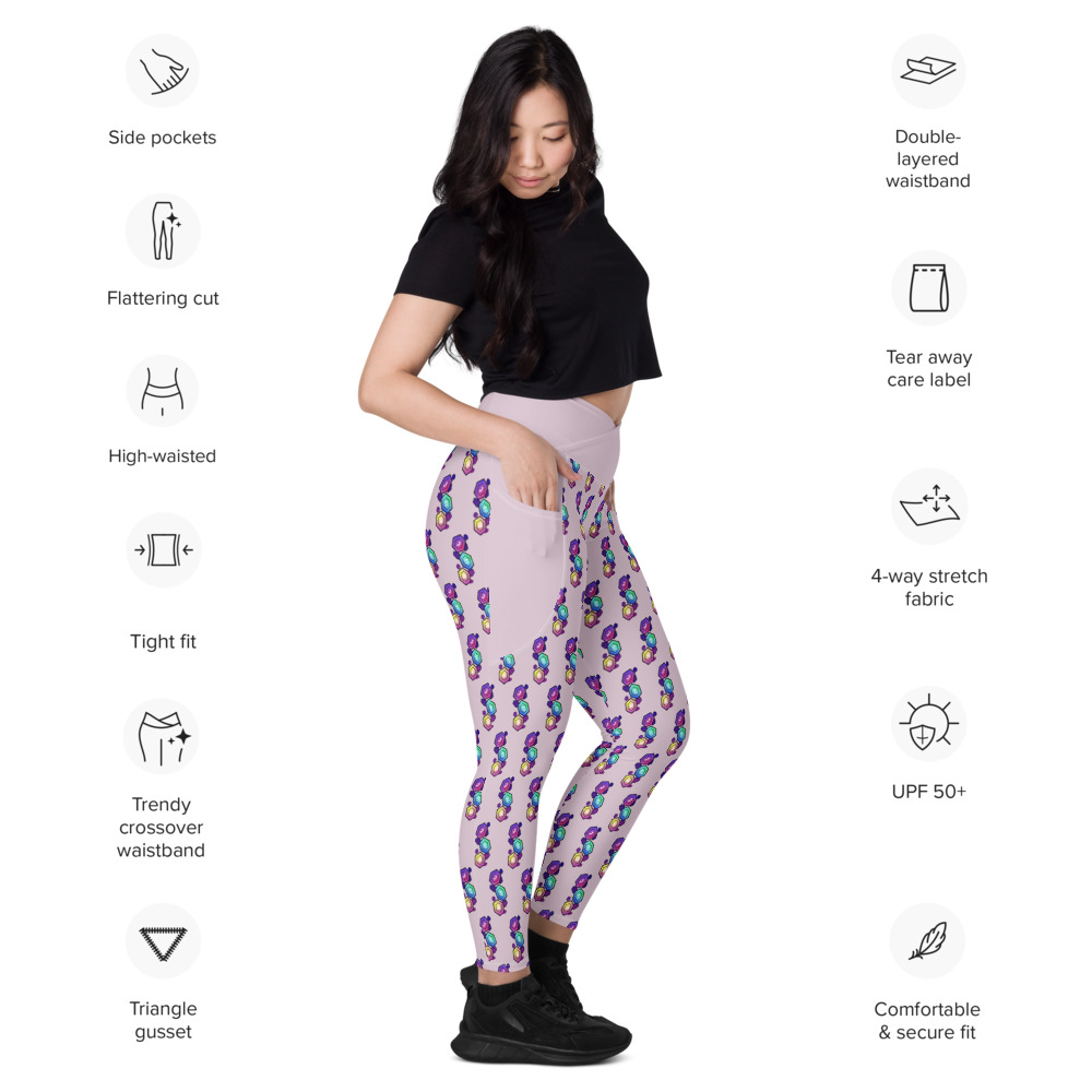 NEW! Rupees Crossover Leggings with Pockets