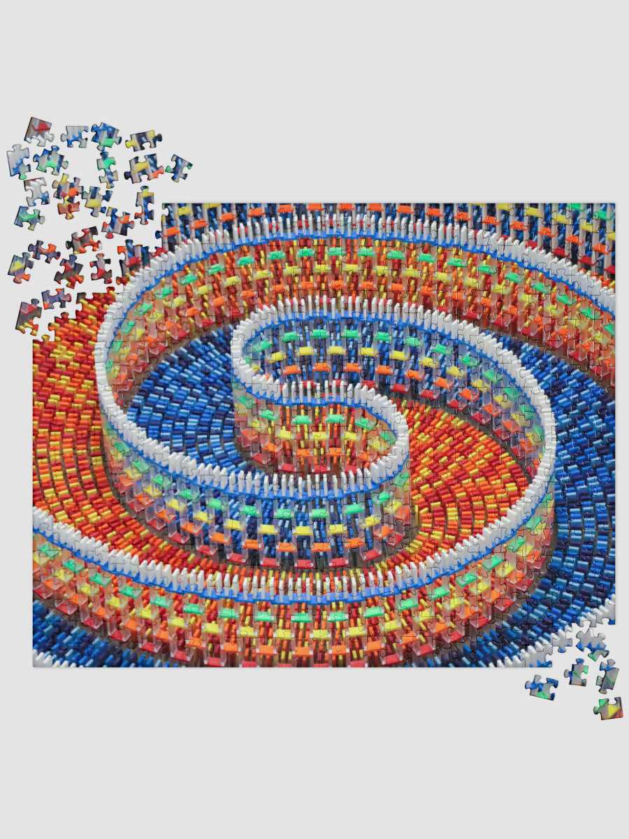 Amazing Triple Spiral Jigsaw Puzzle | Hevesh5 Store