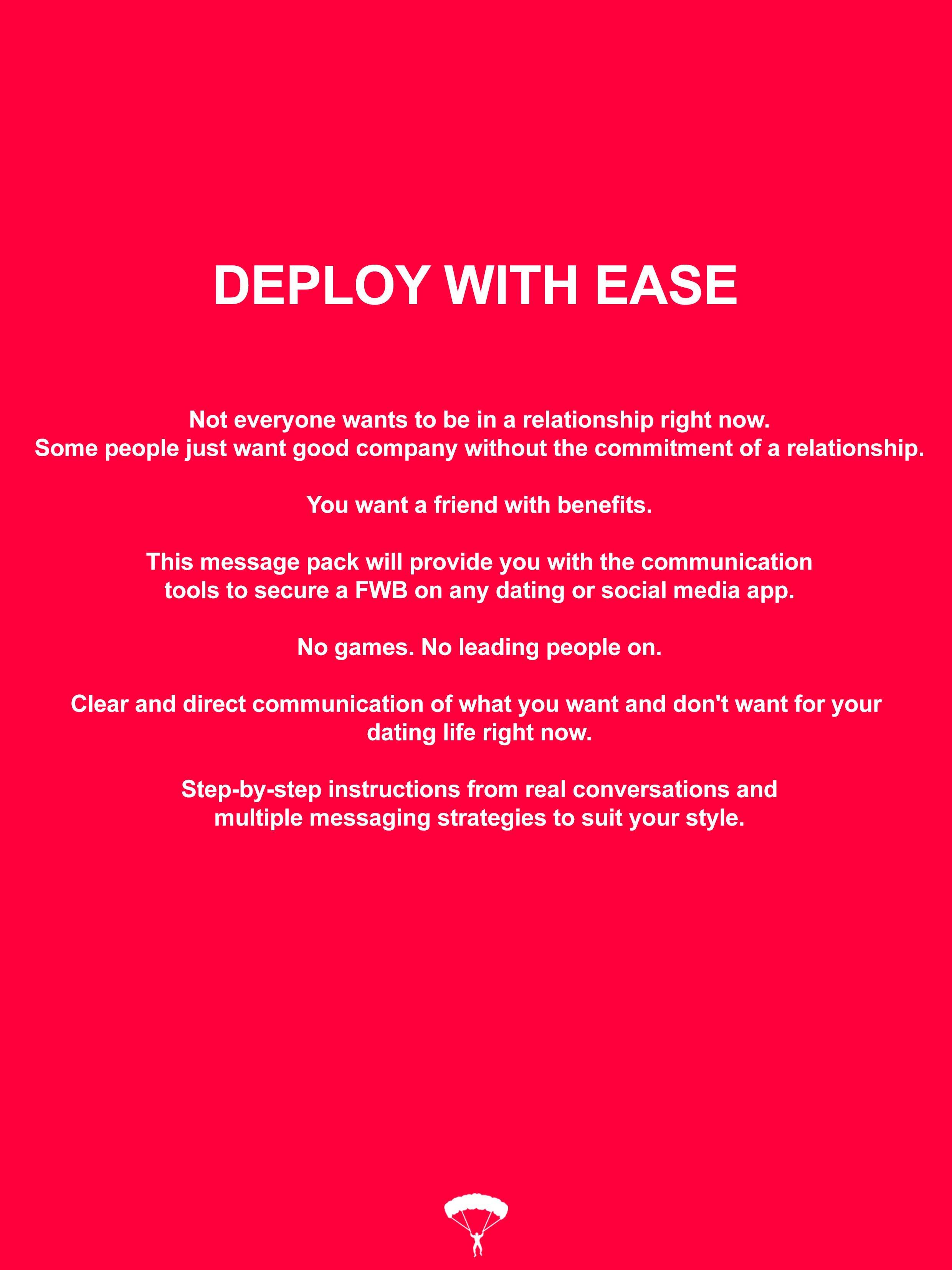 How To Get Friends With Benefits Message Pack Deploy Squad™