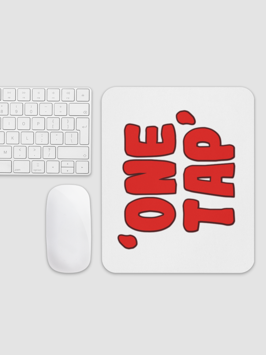 One Tap' Mouse Pad (White)