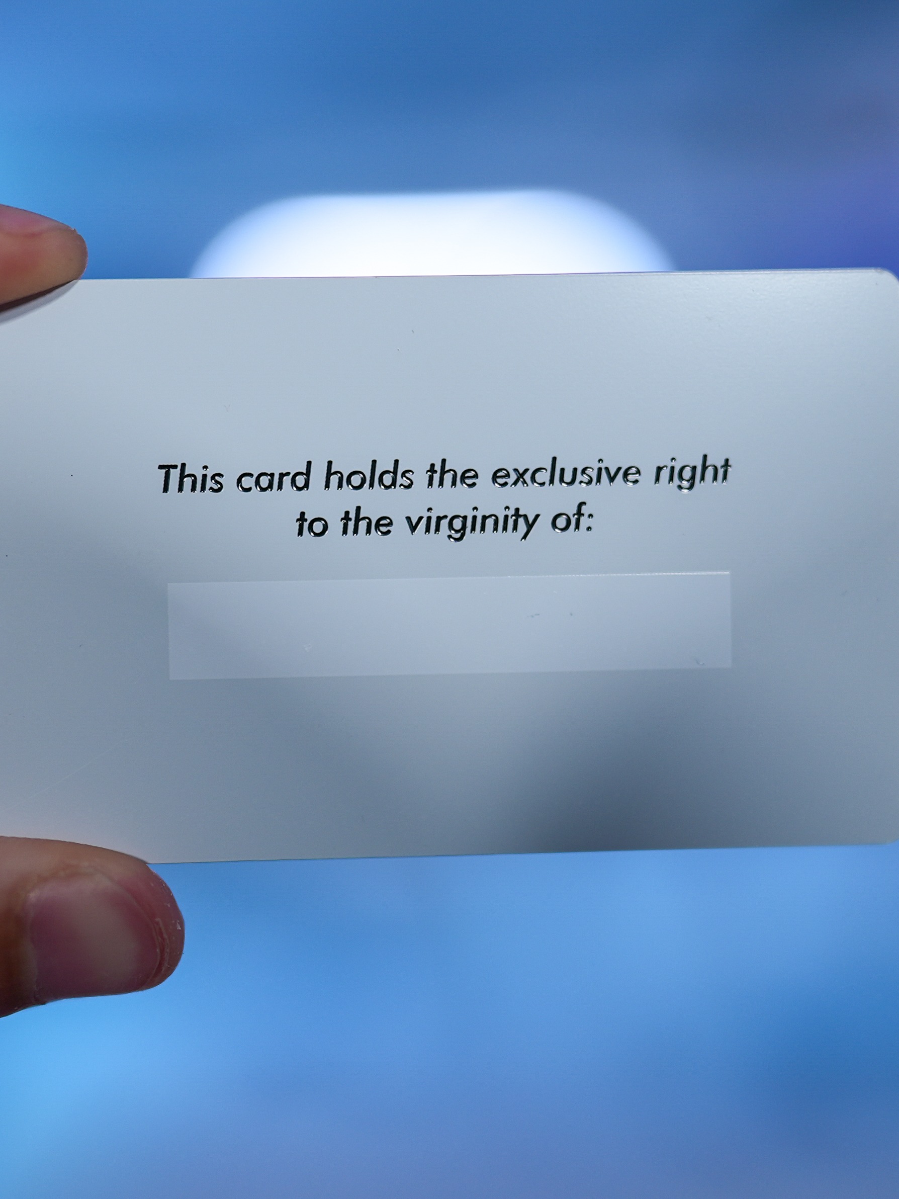 White VCard iamLucid