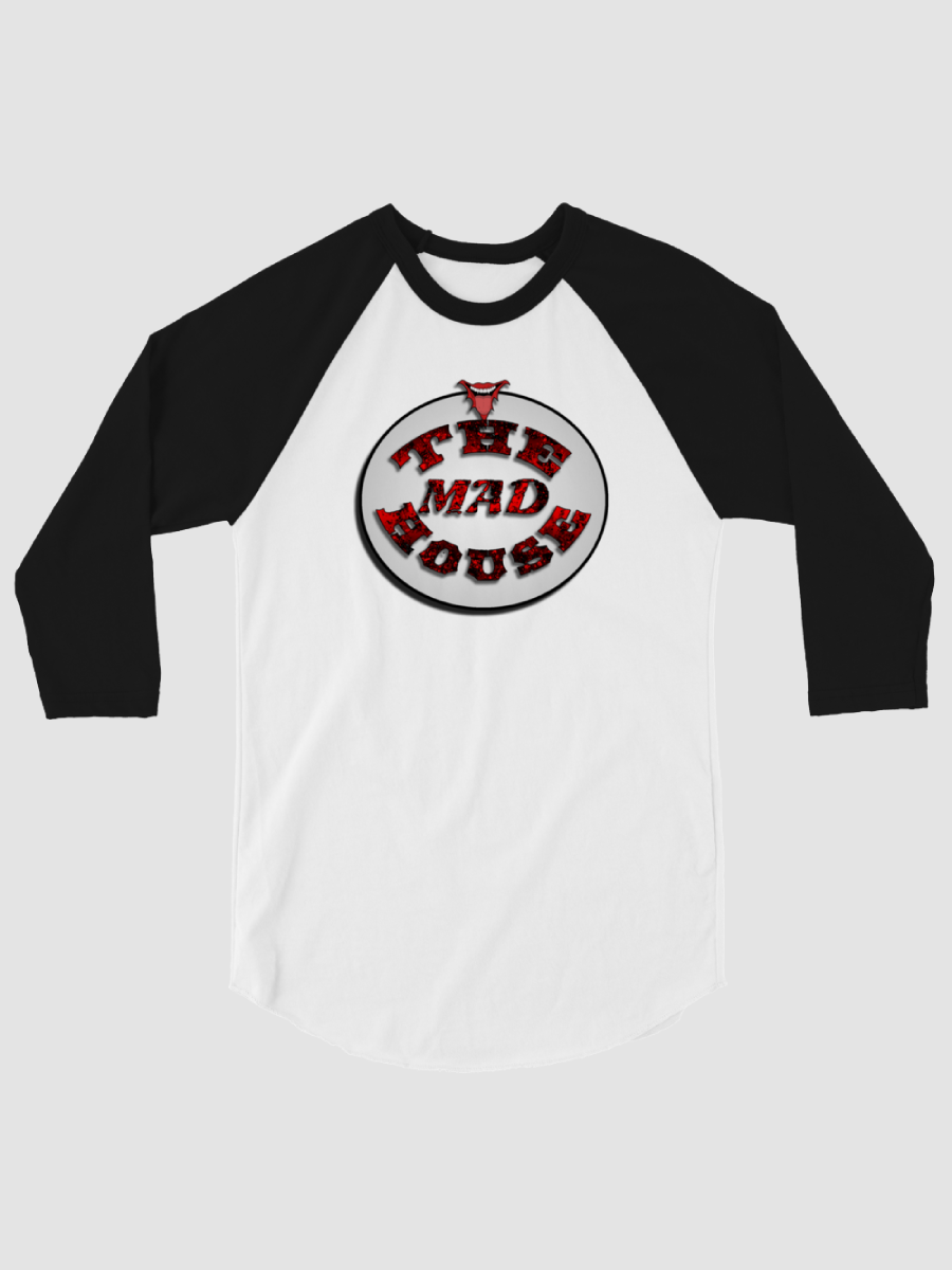 Mad House Unisex 3/4 Sleeve Raglan Shirt - Tultex 245 -1 | NLMP