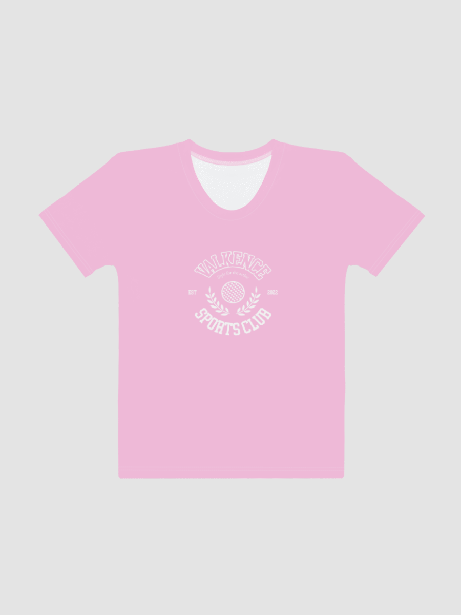 Sports Club T-Shirt - Bubblegum Pink | Valkence