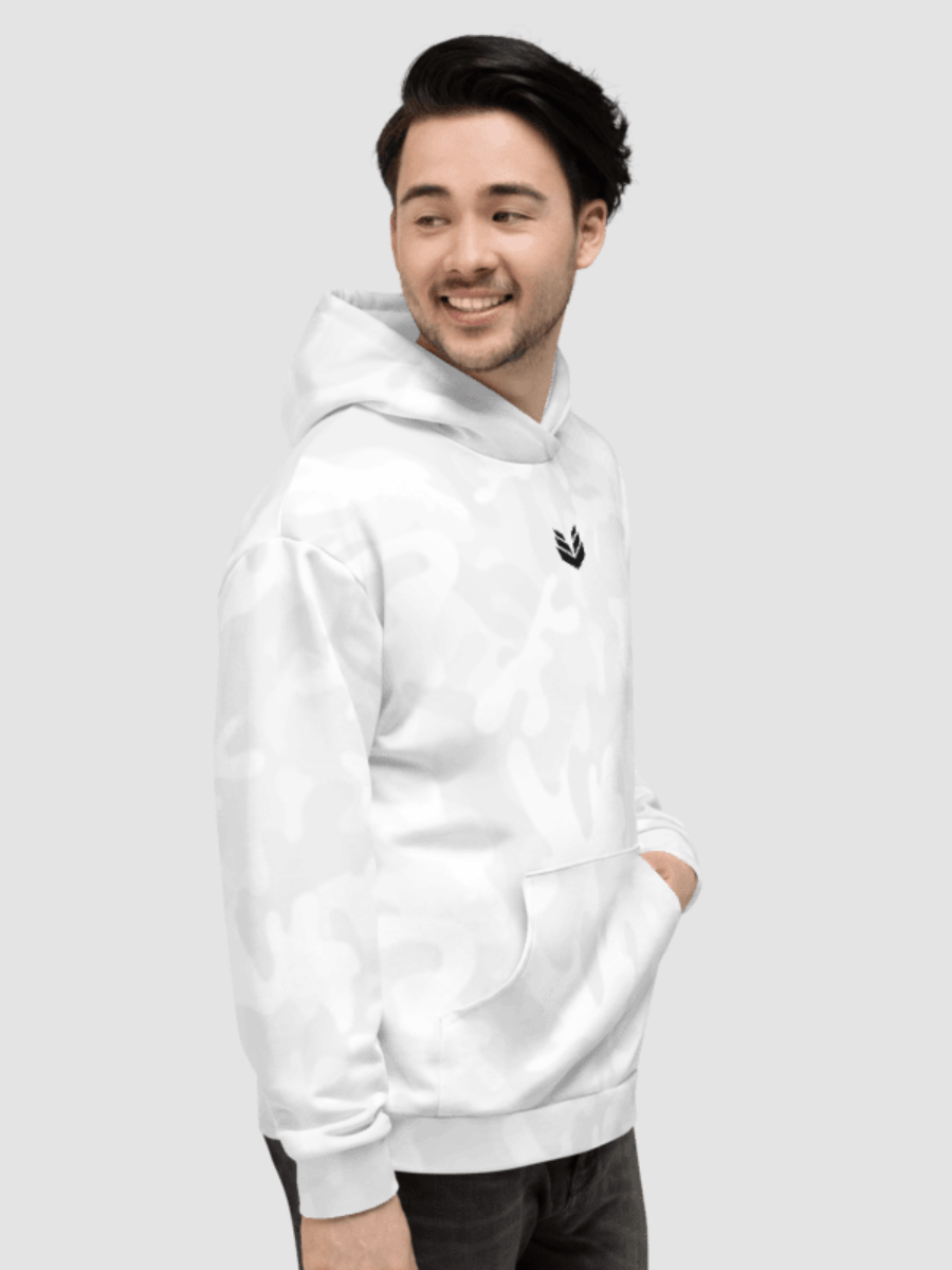 Basic best sale white hoodie