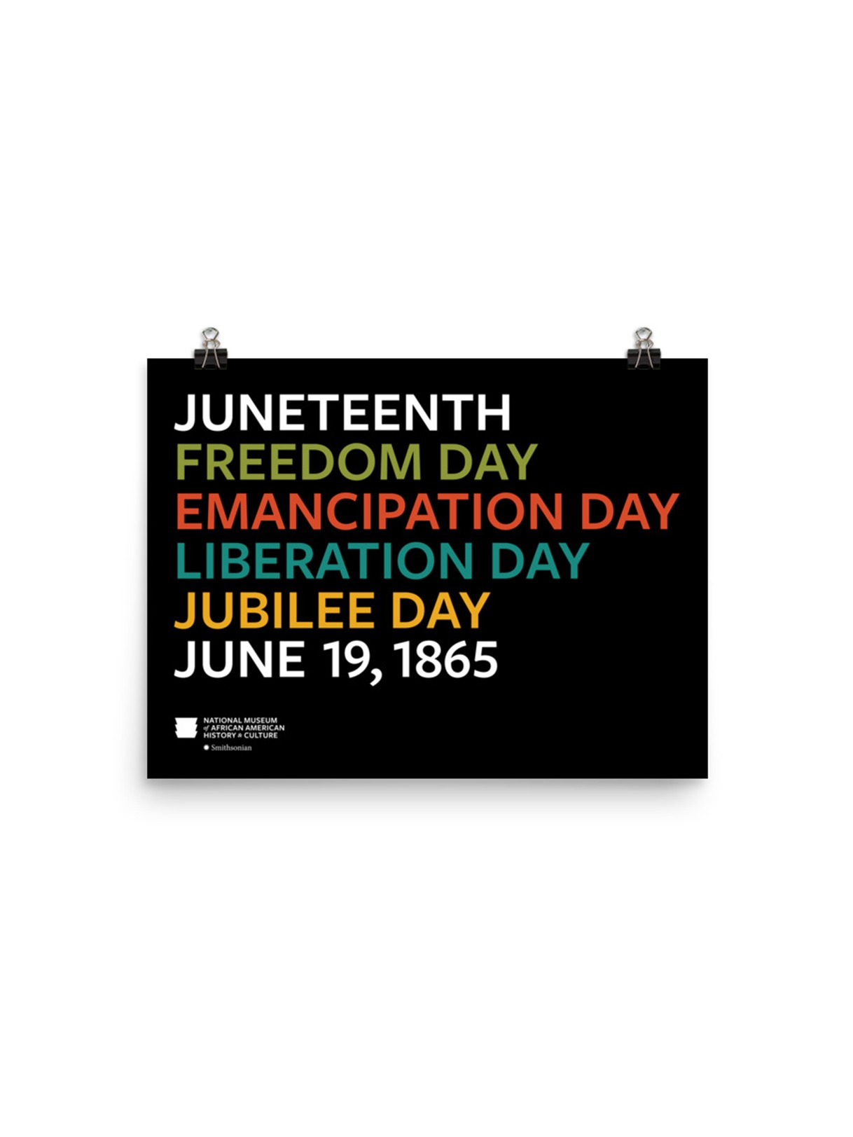Emancipation Day Poster
