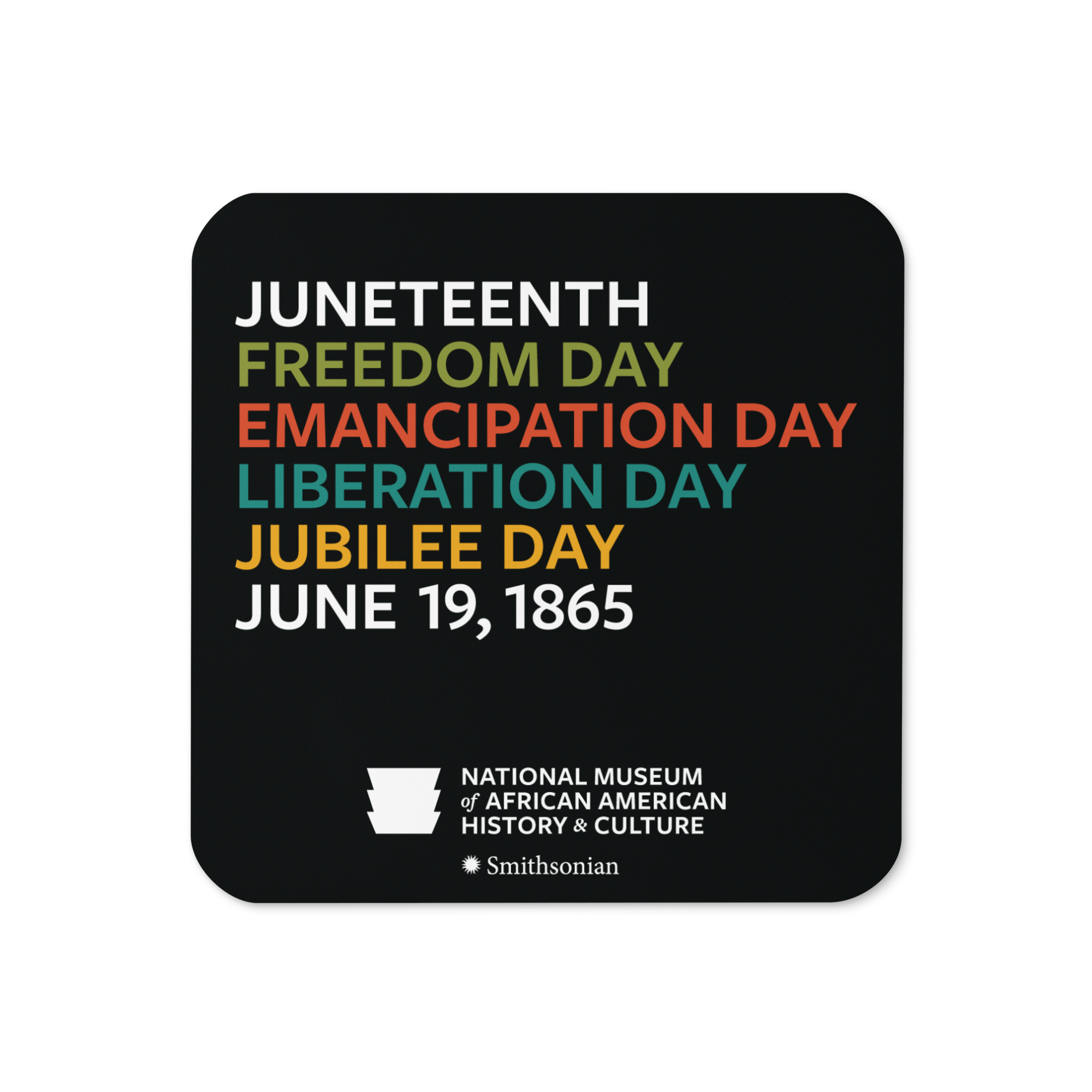 Emancipation Day Coaster | Juneteenth Commemorative Collection