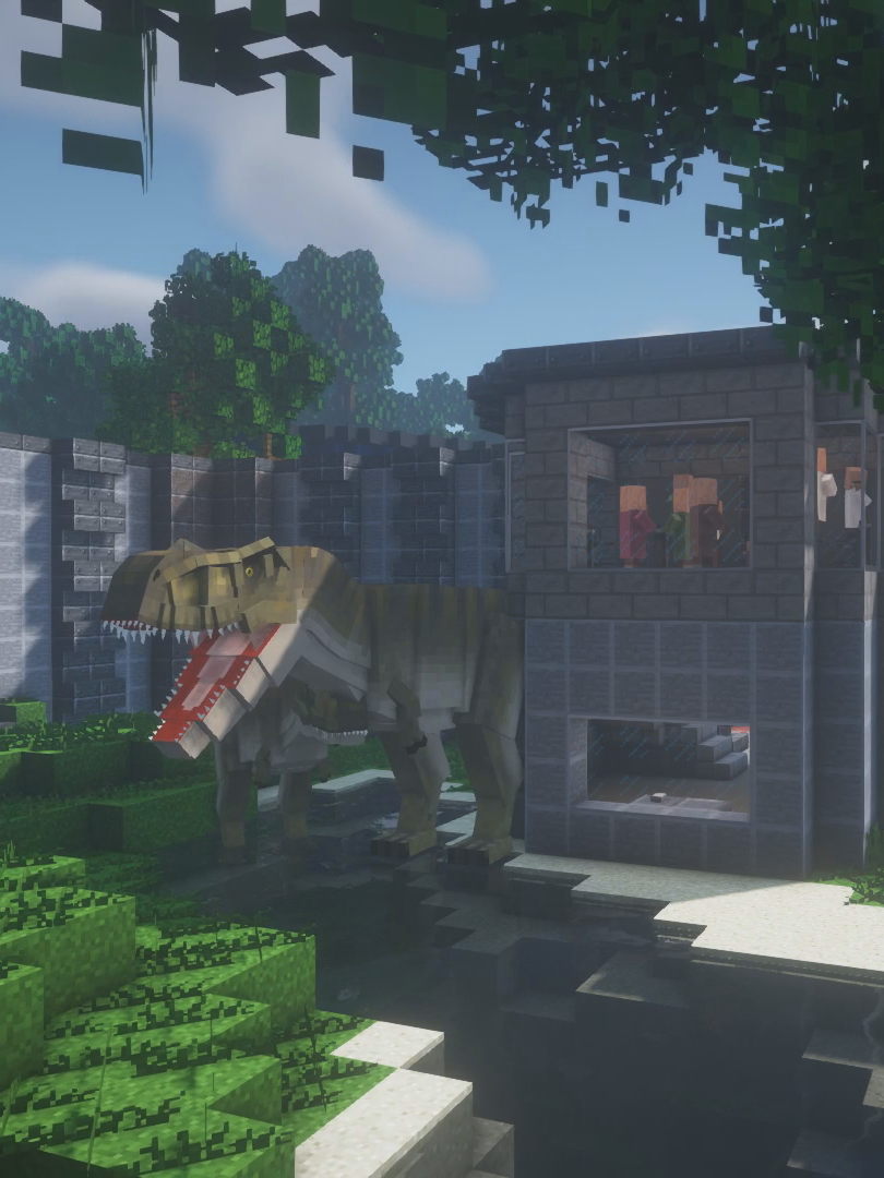 Jurassic Park Visitor Center V2.1 Minecraft Map