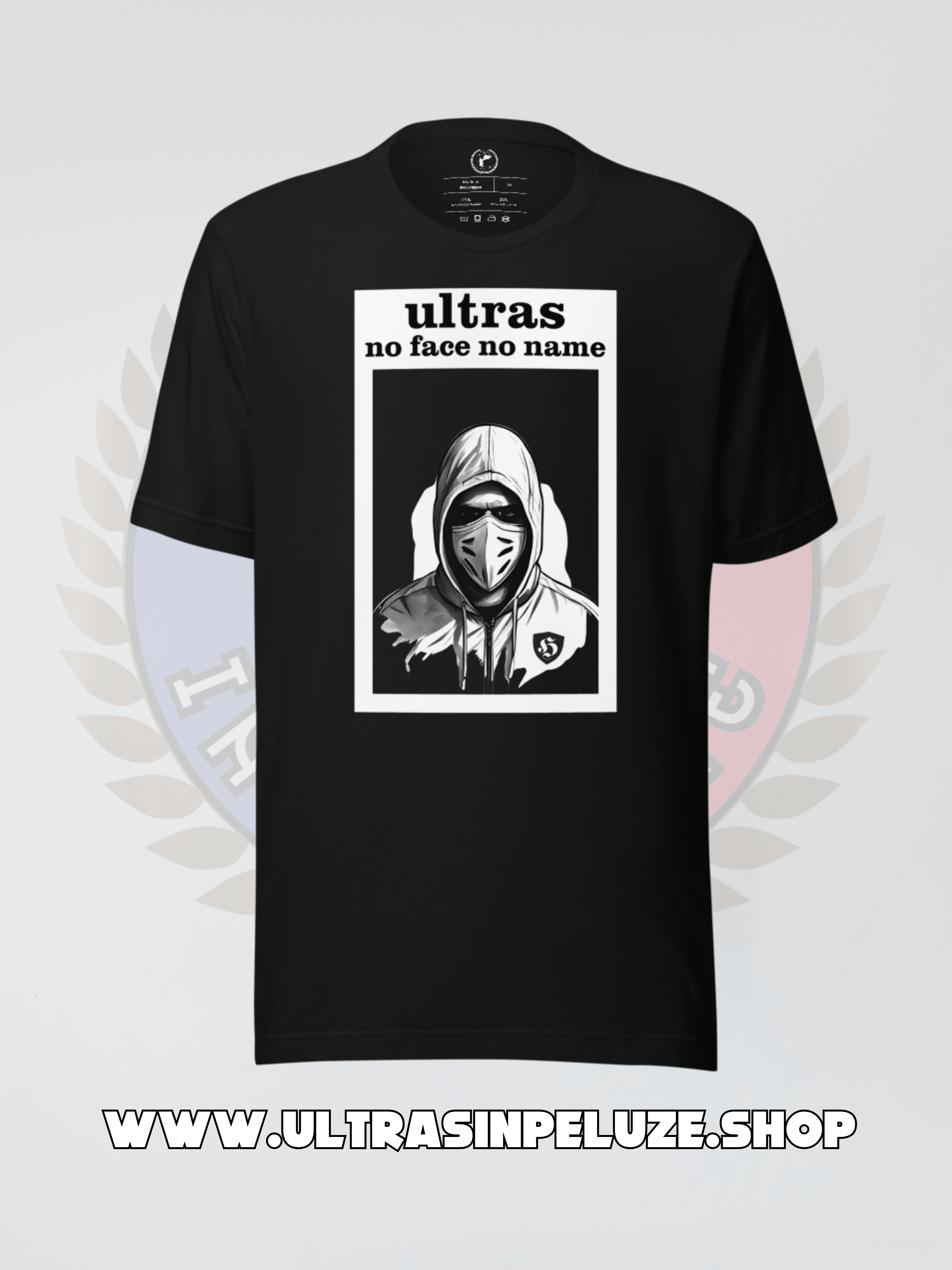 ULTRAS NO FACE NO NAME Tシャツ NO FACE NO NAME BLACK – Ultras World Clothing