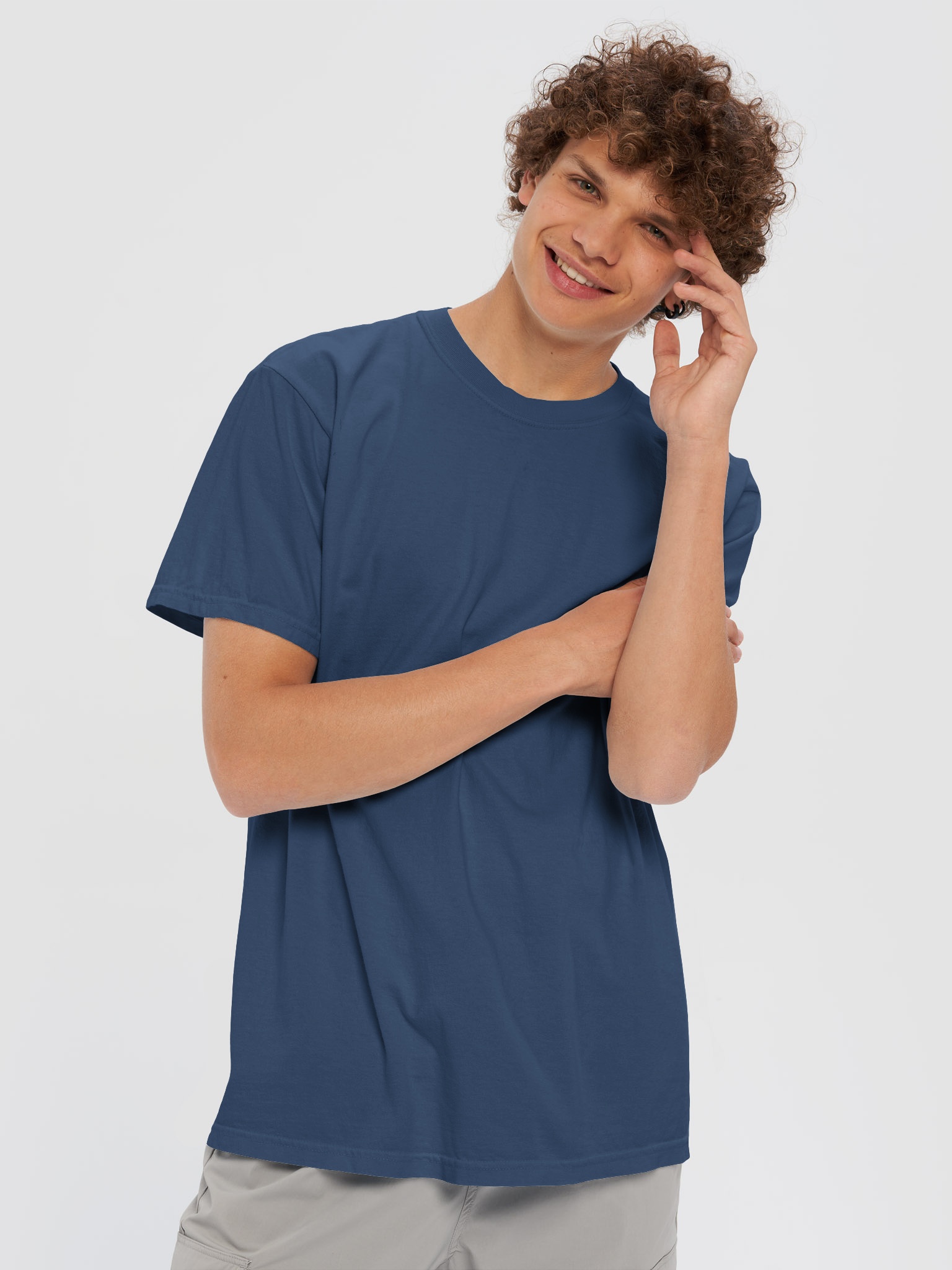 【DISCERNMENT】Wave Pleats Over T-Shirt oversized-tie-dye-t-shirt-
