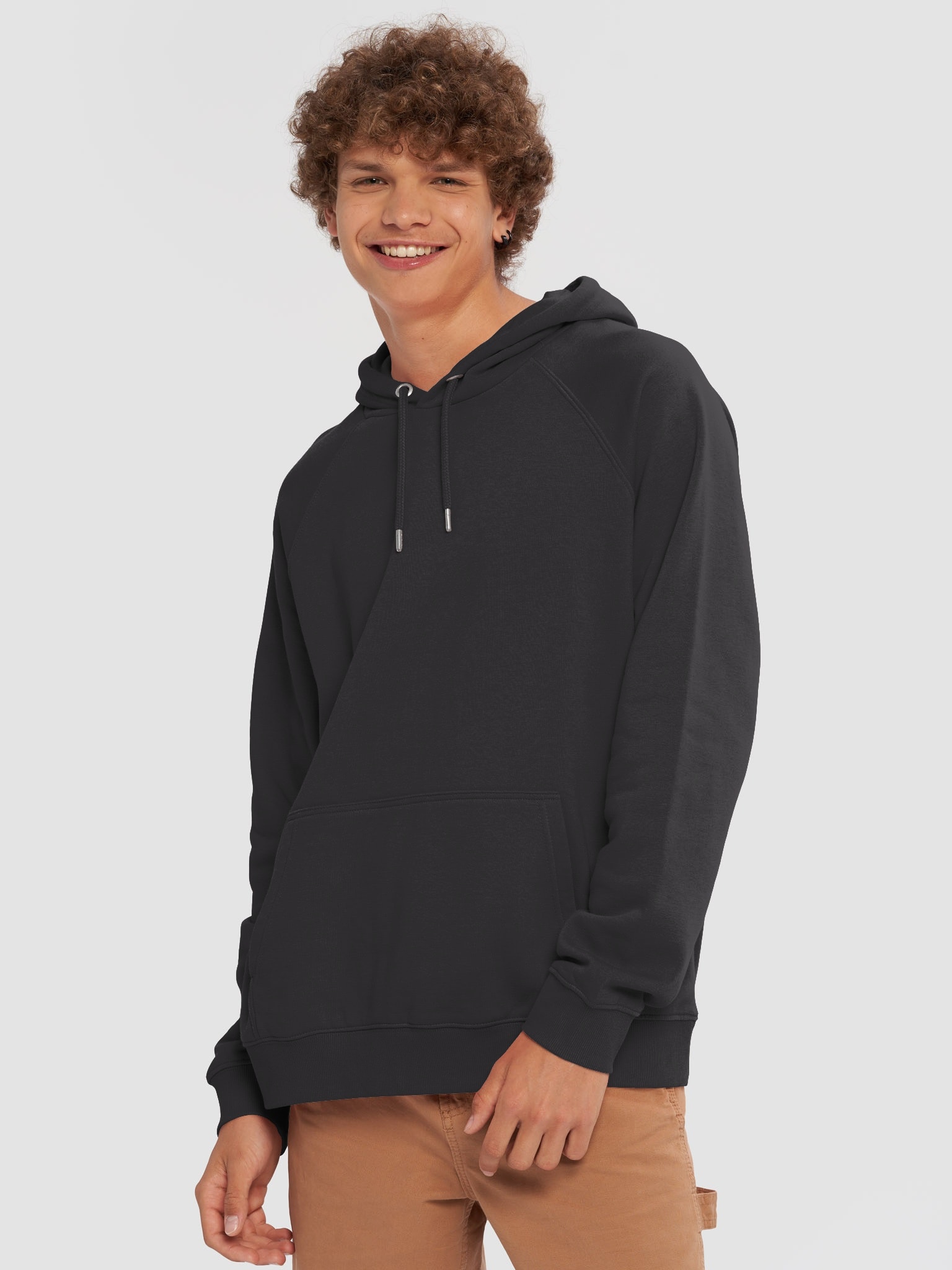 【Raucohouse】Asymmetric button raglan hoodie Asymmetric button raglan hoodie - Raucohouse | 60% - Asian