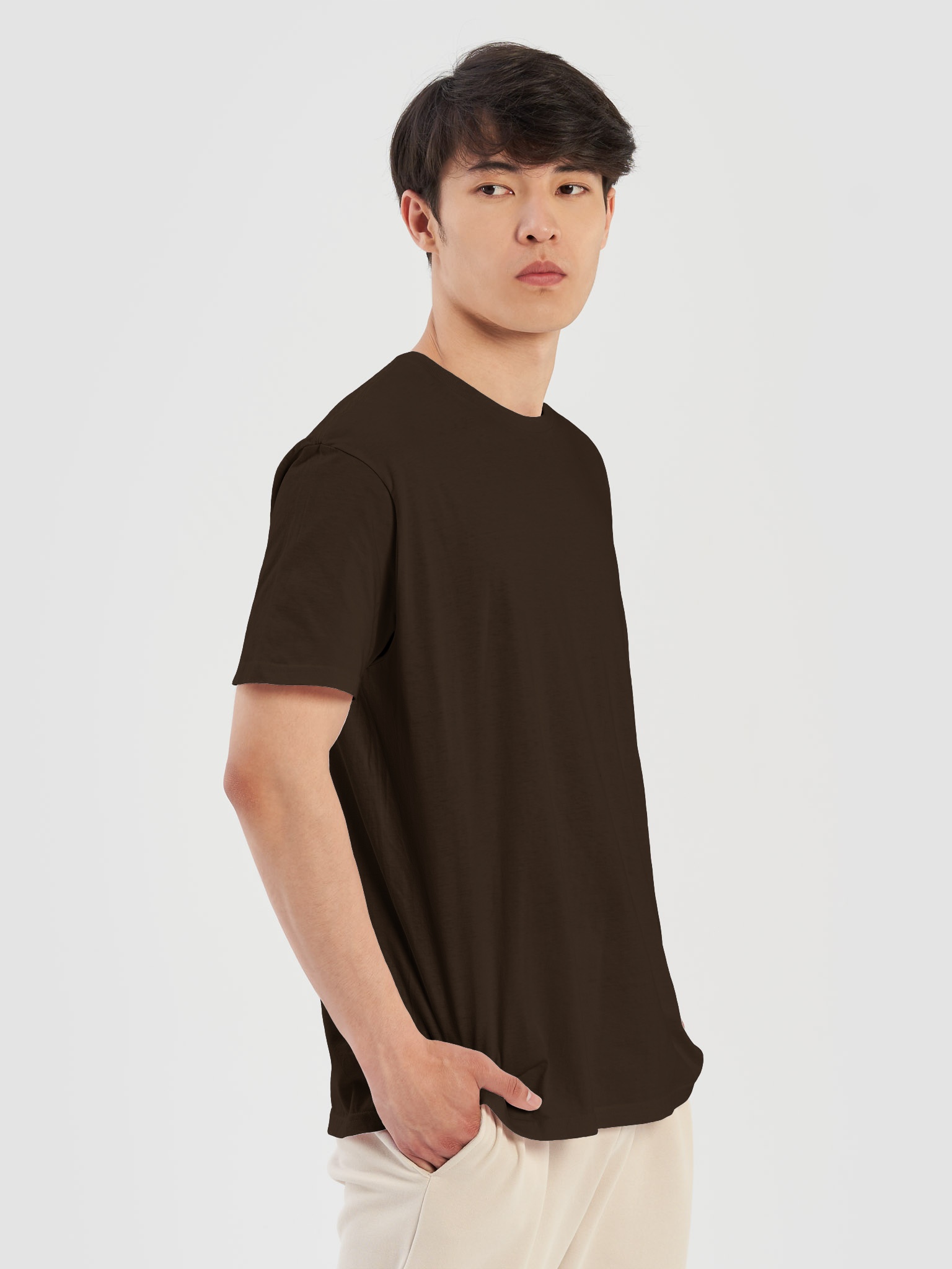 SALSATION サルセーション V-Tshirt LightBrown M SALSATION サルセーション V-Tshirt LightBrown M