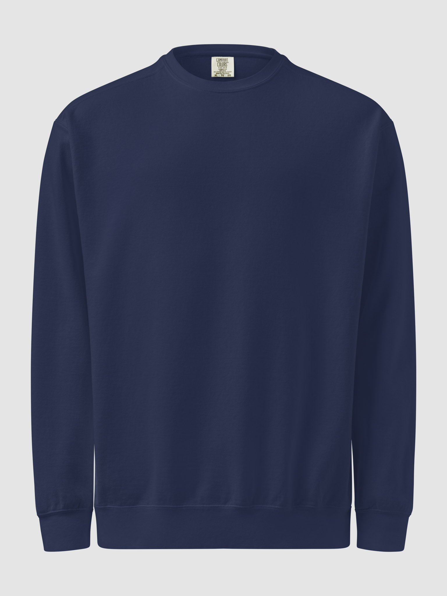 Tシャツ・カットソー LMC FLOWER OVAL SWEATSHIRT dark blue 0LM23SSW105DBL Women's MIXED FABRIC SIGNATURE SWEATSHIRT by KARL LAGERFELD