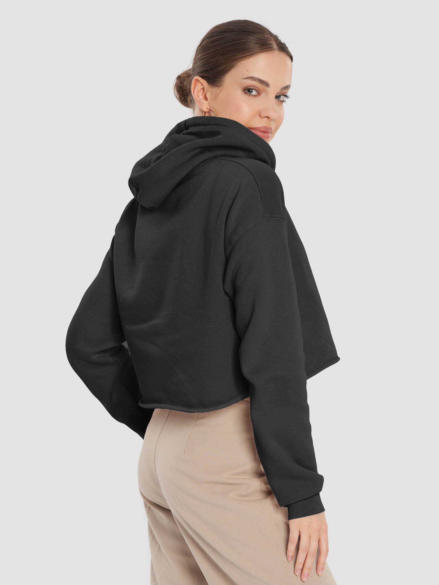 Bella canvas outlet cropped hoodie