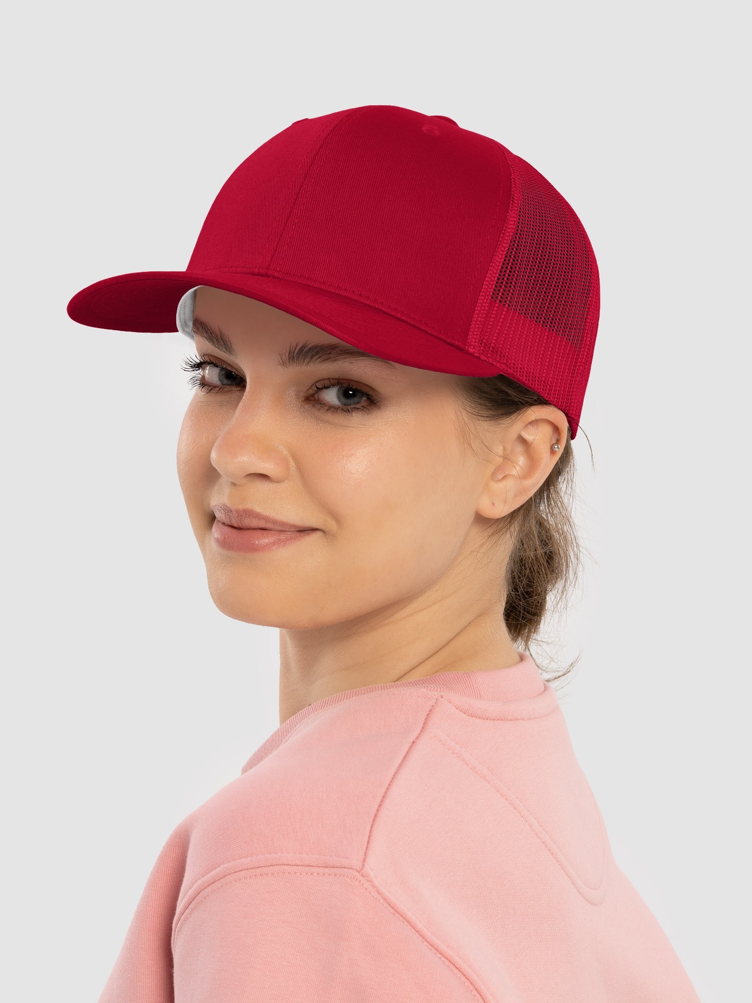 IDEASWAM キャップ ピンク　Head Shot Trucker Cap IDEASWAM HEAD SHOT TRUCKER CAP (PINK)