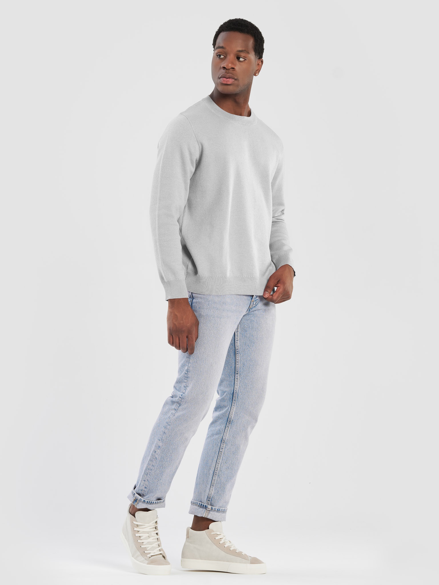 K06 CREW NECK KNIT S-